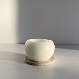 Textured Sphere Candles - Warm White