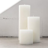 Warm White Textured Candles