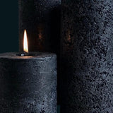 Black Textured Candles