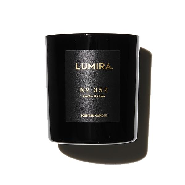 Lumira Candle - Leather & Cedar